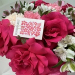 Букет «Малиновый пиджак» с французской розой   с бесплатной доставкой по Санкт-Петербургу - Фотография 5