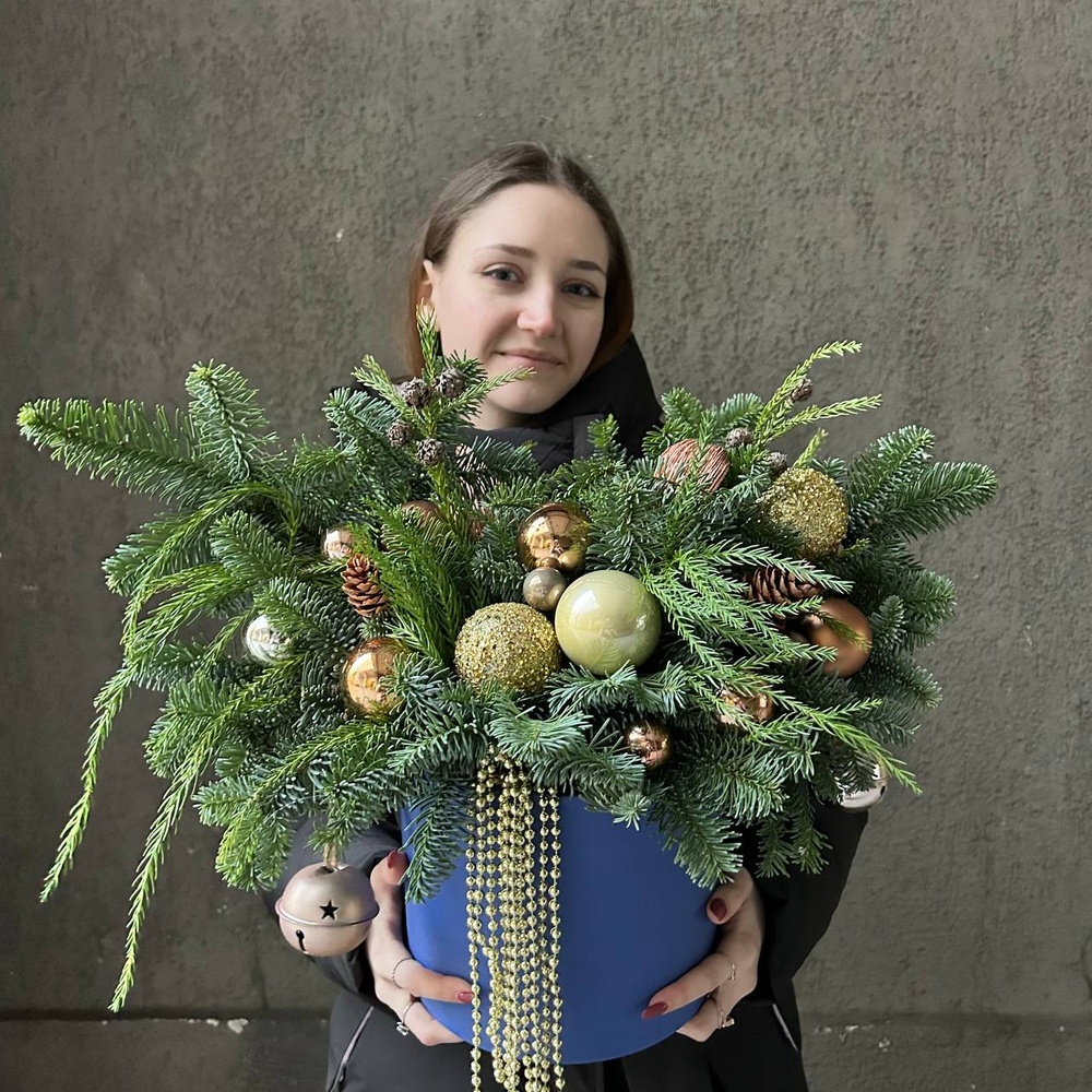 Рождественская история в синих оттенках