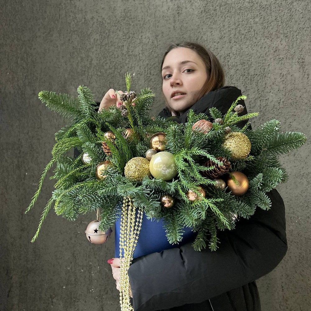 Рождественская история в синих оттенках