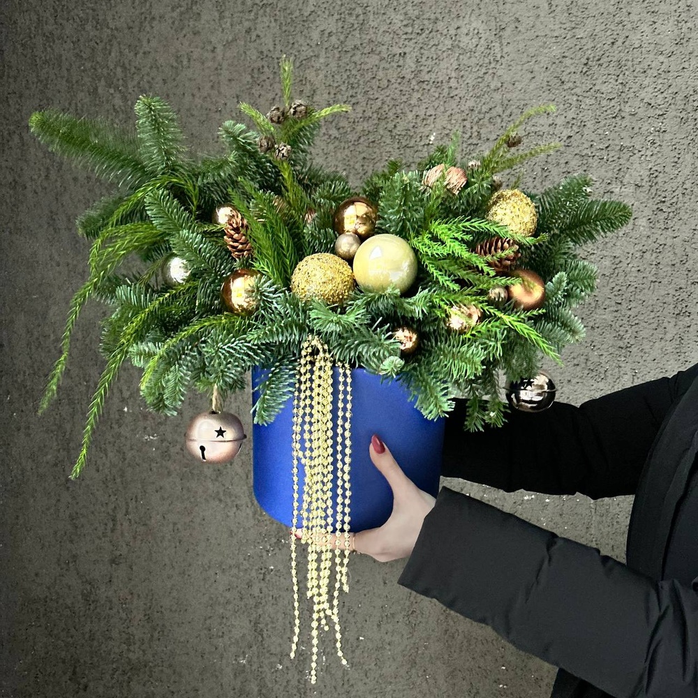 Рождественская история в синих оттенках