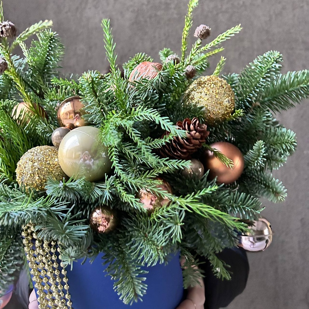 Рождественская история в синих оттенках