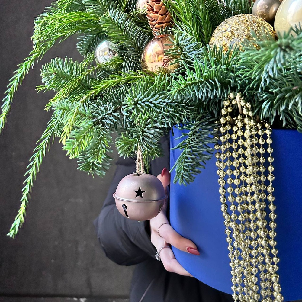 Рождественская история в синих оттенках