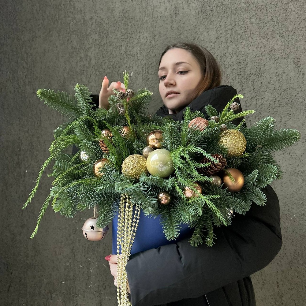 Рождественская история в синих оттенках