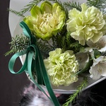 Мятные гвоздики и хвойные ветки - Фотография 5