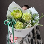 Мятные гвоздики и хвойные ветки - Фотография 2