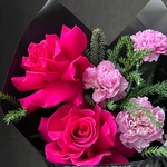 Клубника в горьком шоколаде: Пинк Флойд, хвойные ветки и розовые диантусы - Фотография 5