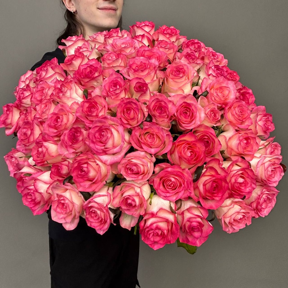 71 розовая роза