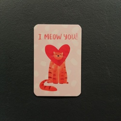 Букет «Мини-открытка «I meow you» 6*9» Букет «Мини-открытка «I meow you» 6*9»