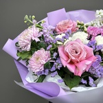 Букет «‎Простите, я проспал»‎ с аквабоксом и коробкой-пересноской - Фотография 6