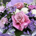 Букет «‎Простите, я проспал»‎ с аквабоксом и коробкой-пересноской - Фотография 8