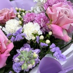 Букет «‎Простите, я проспал»‎ с аквабоксом и коробкой-пересноской - Фотография 14