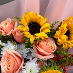 Букет «‎Просто допса»‎ с аквабоксом и коробкой-пересноской - Фотография 11