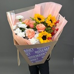 Букет «‎Просто допса»‎ с аквабоксом и коробкой-пересноской - Фотография 7