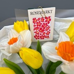 Красота в глазах смотрящего: микс из желтых тюльпанов и нарциссов - Фотография 3