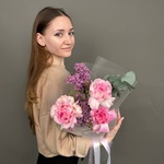 Запах весны: ароматная сирень с французской розой - Фотография 3