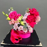 Розовый каприз: роза Пинк Флойд и лизиантус - Фотография 7