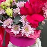 Розовый каприз: роза Пинк Флойд и лизиантус - Фотография 6