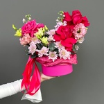 Розовый каприз: роза Пинк Флойд и лизиантус - Фотография 2