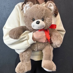 Букет «Мягкая игрушка «Медведь Саша» темный, 50 см» Букет «Мягкая игрушка «Медведь Саша» темный, 50 см»