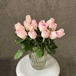 Фламенко: букет из кенийской розы 40 см, 15 цветков - Фотография 3