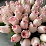 Фламенко: букет из кенийской розы 40 см, 51 цветок - Фотография 6