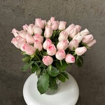 Фламенко: букет из кенийской розы 40 см, 51 цветок - Фотография 4