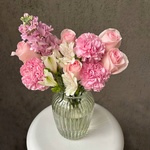 Цветочки для дочки: букет в розовых оттенках - Фотография 3