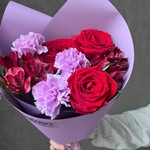 Авторский букет: сиреневая ночь - Фотография 4