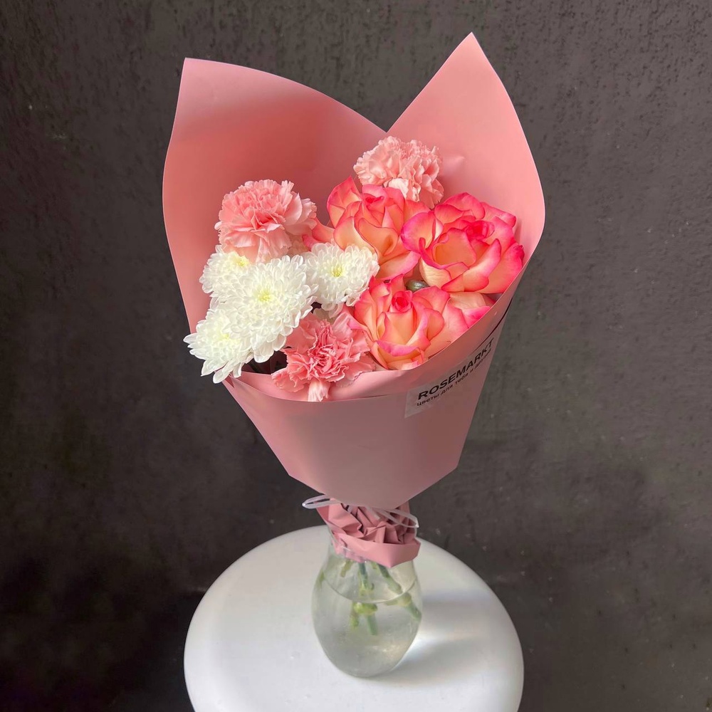 Авторский букет: нежные поцелуи