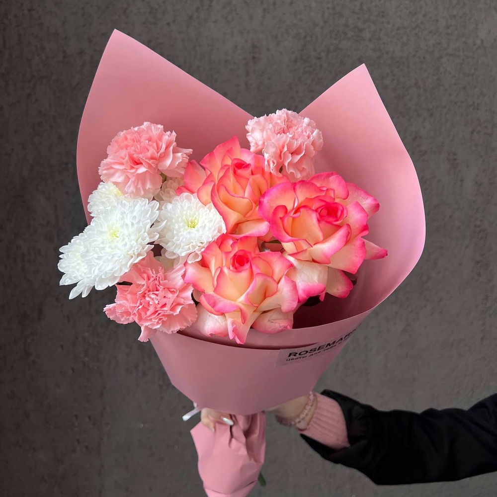 Авторский букет: нежные поцелуи