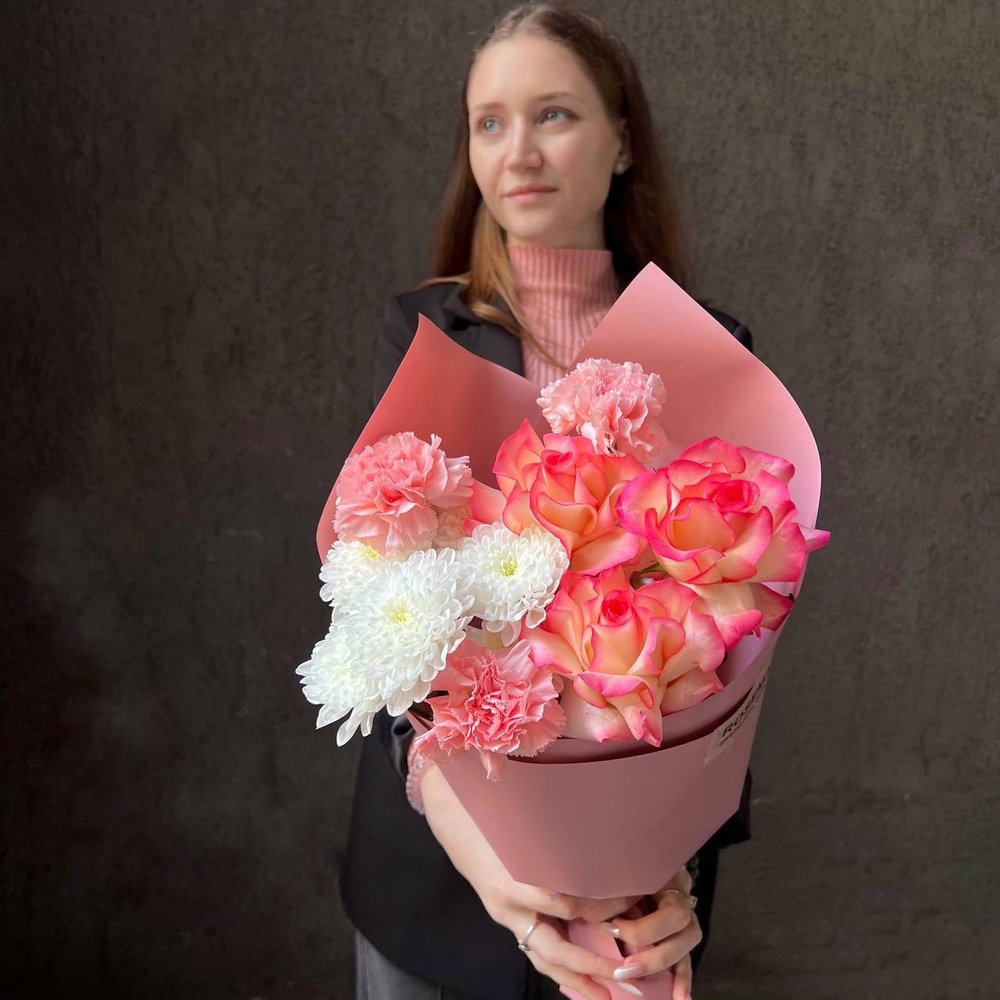 Авторский букет: нежные поцелуи