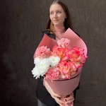 Авторский букет: нежные поцелуи - Фотография 5