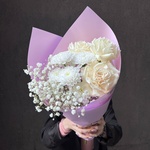 Авторский букет: нежность чувств - Фотография 1