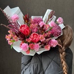 Президентский подарок: авторский букет с африканской розой - Фотография 6