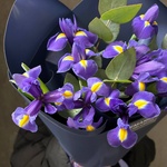 Цветы 9 ирисов с доставкой по СПб от Розмаркта - Фотография 7