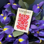 Цветы 9 ирисов с доставкой по СПб от Розмаркта - Фотография 3