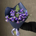 Цветы 9 ирисов с доставкой по СПб от Розмаркта - Фотография 4