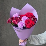 Цветы, альстромерия, розы и диантусы с доставкой в СПб от Розмаркта - Фотография 3