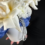 Шляпная коробка недели: авторский букет свежих цветов по акции с доставкой круглосуточно в Санкт-Петербурге. - Фотография 6