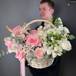 Баскета: корзина с цветами за 24790 - Фотография 2