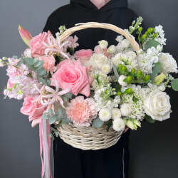 Букет «Баскета: корзина с цветами за 24790»