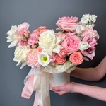 Боска: цветы в шляпной коробке за 10990 - Фотография 4