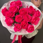 Феличита: 15 розовых роз - Фотография 5