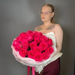 Феличита: 25 розовых роз - Фотография 2