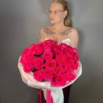 Феличита: 35 розовых роз - Фотография 5