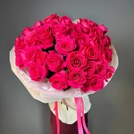 Феличита: 35 розовых роз - Фотография 1