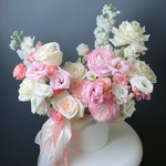 Боска: цветы в шляпной коробке за 15990 - Фотография 5