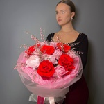 Букет недели: авторский букет свежих цветов по акции с доставкой круглосуточно в Санкт-Петербурге - Фотография 2