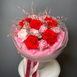 Букет недели: авторский букет свежих цветов по акции с доставкой круглосуточно в Санкт-Петербурге - Фотография 6