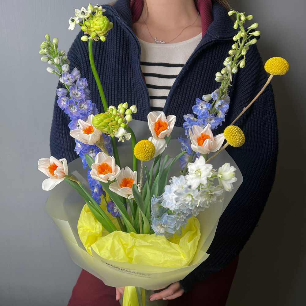 Авторский букет «Садовый гном»